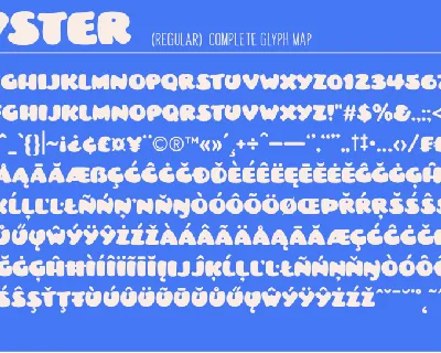 Toyster font