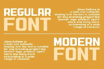 Jibon Gothem font