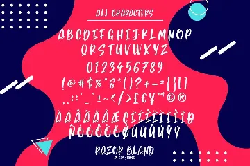 Razor Bland-Display Font