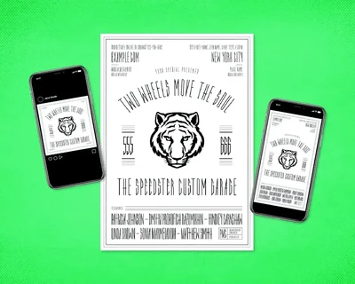 High Above Typeface + Flyers + Instagram + Badge font