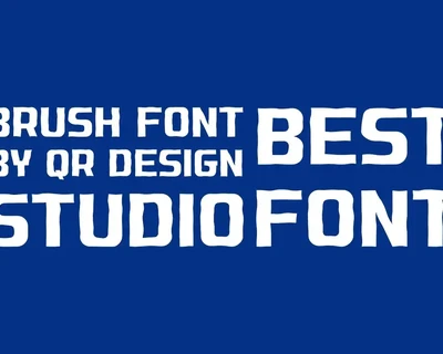 Jibon Gothem Brush font