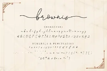 Brownis - Stylish Handwriting Font