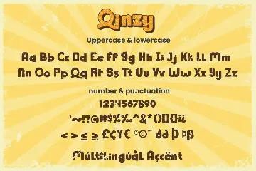 Qinzy - Vintage Font