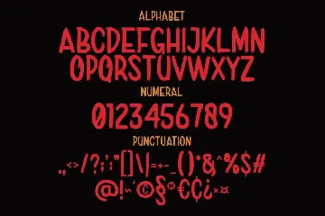 Palcer - Modern Scary Font