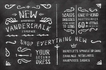 Vanderchalk typeface font