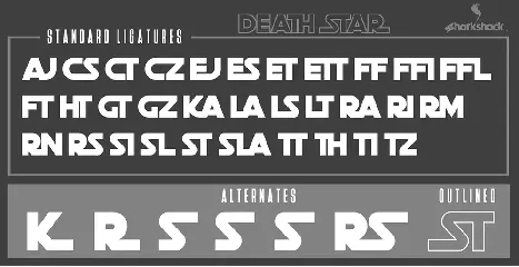 Death Star font