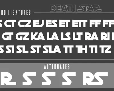 Death Star font