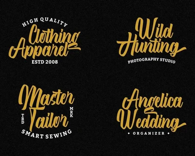 After Breaking - Modern Script Typeface font