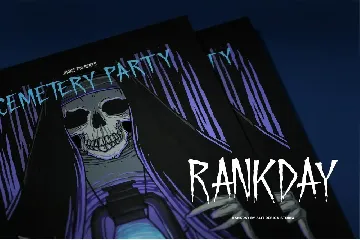 Rankday Halloween Font Plus Bonus