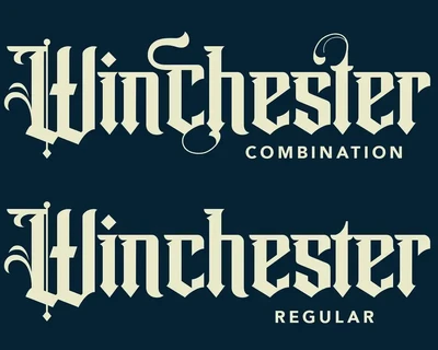Winchester Blackletter Vintage Label Typeface Font