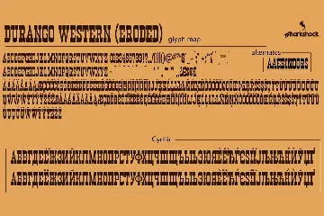 Durango Western font