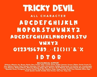 Tricky Devil font