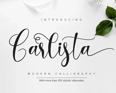 Carlista Script font
