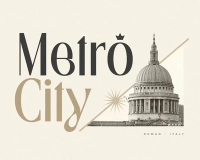 Royal - Modern Unique Display Font