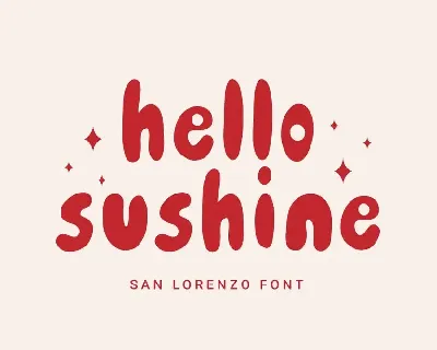 San Lorenzo - Fat Display Font