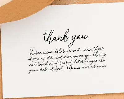 Rainy - Natural Handwriting Font