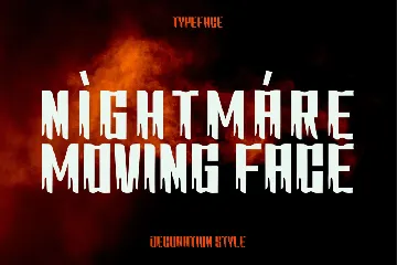 Deadscar - Horror Typeface font