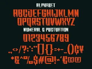 Deadscar - Horror Typeface font
