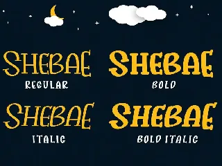 Shebae Fun Serif Font