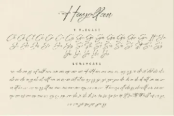 Hayollan Signature Script font