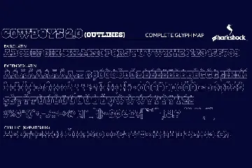 Cowboys 2.0 font