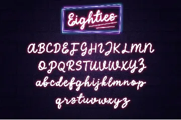 Eighties - Retro Script Font