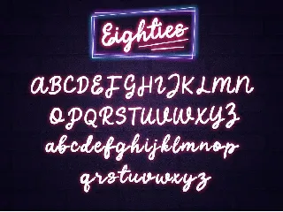 Eighties - Retro Script Font