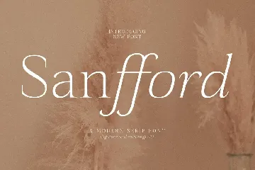 Sanfford A Modern Serif Font