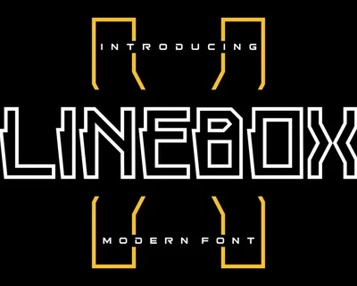 Linebox font