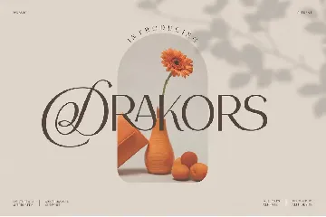 Drakors elegant font