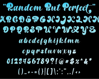 Random But Perfect font