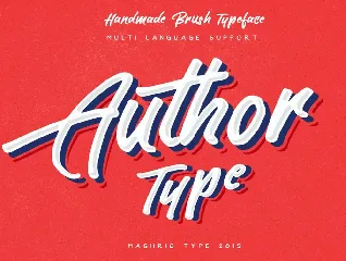 Author Type font