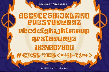 Curly Sweet - Psychedelic Style font
