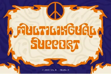 Curly Sweet - Psychedelic Style font