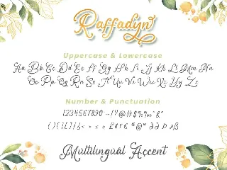 Raffadyn - Wedding Font