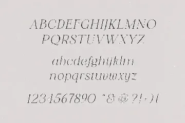 Guffie - Modern Serif font