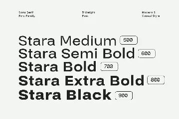 Stara Sans Serif Font