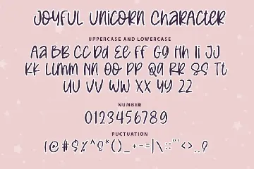 Joyful Unicorn Font