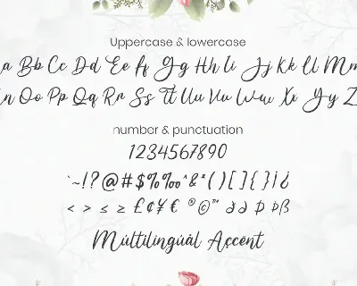 Geshana - Wedding Font