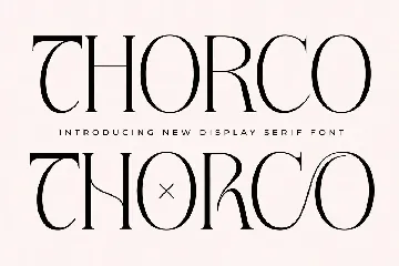 Thorco New Display Serif Font