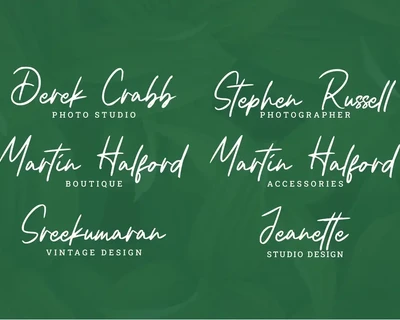 Hustria - Script Font