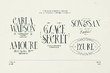 Larome - Unique Serif font