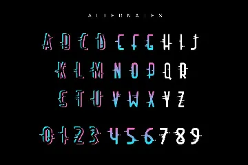 Airon| stereo effect font