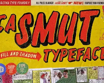 CA Smut font