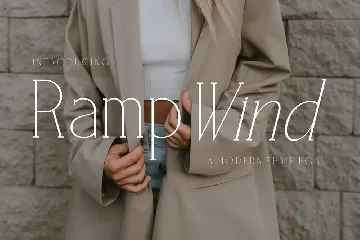 Rampwind A Modern Serif Font