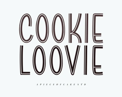 Cookie Loovie - A Display Font