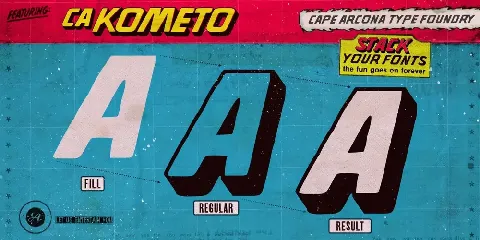 CA Kometo font