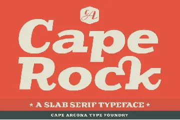 CA Cape Rock font