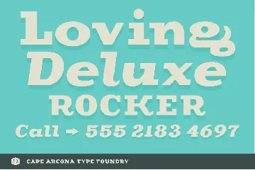 CA Cape Rock font