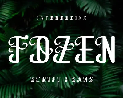 Fozen Font